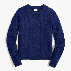 J.Crew Factory Cable Crewneck Sweater (NEW WITH TAGS / Medium)